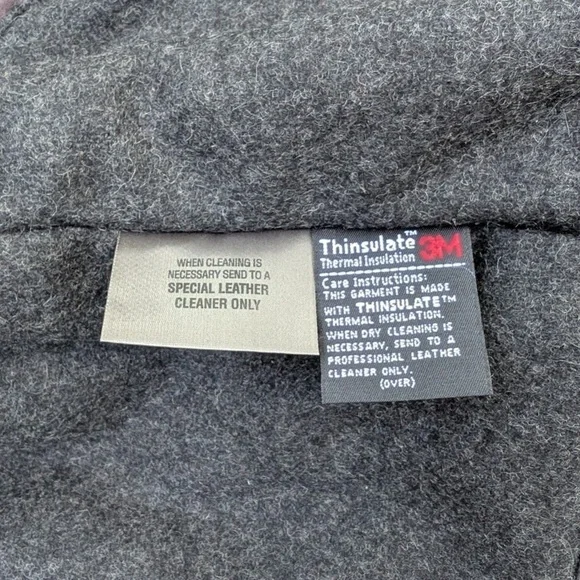 Wilsons‎ Leather Men's Black Leather Motorcycle Jacket XXL Insulated - Picture 6 of 12